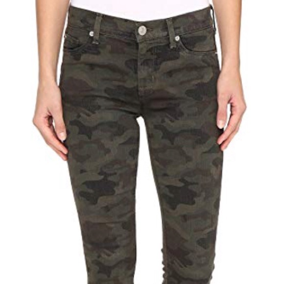 Hudson Nico Midrise Skinny Jean In Camo 
